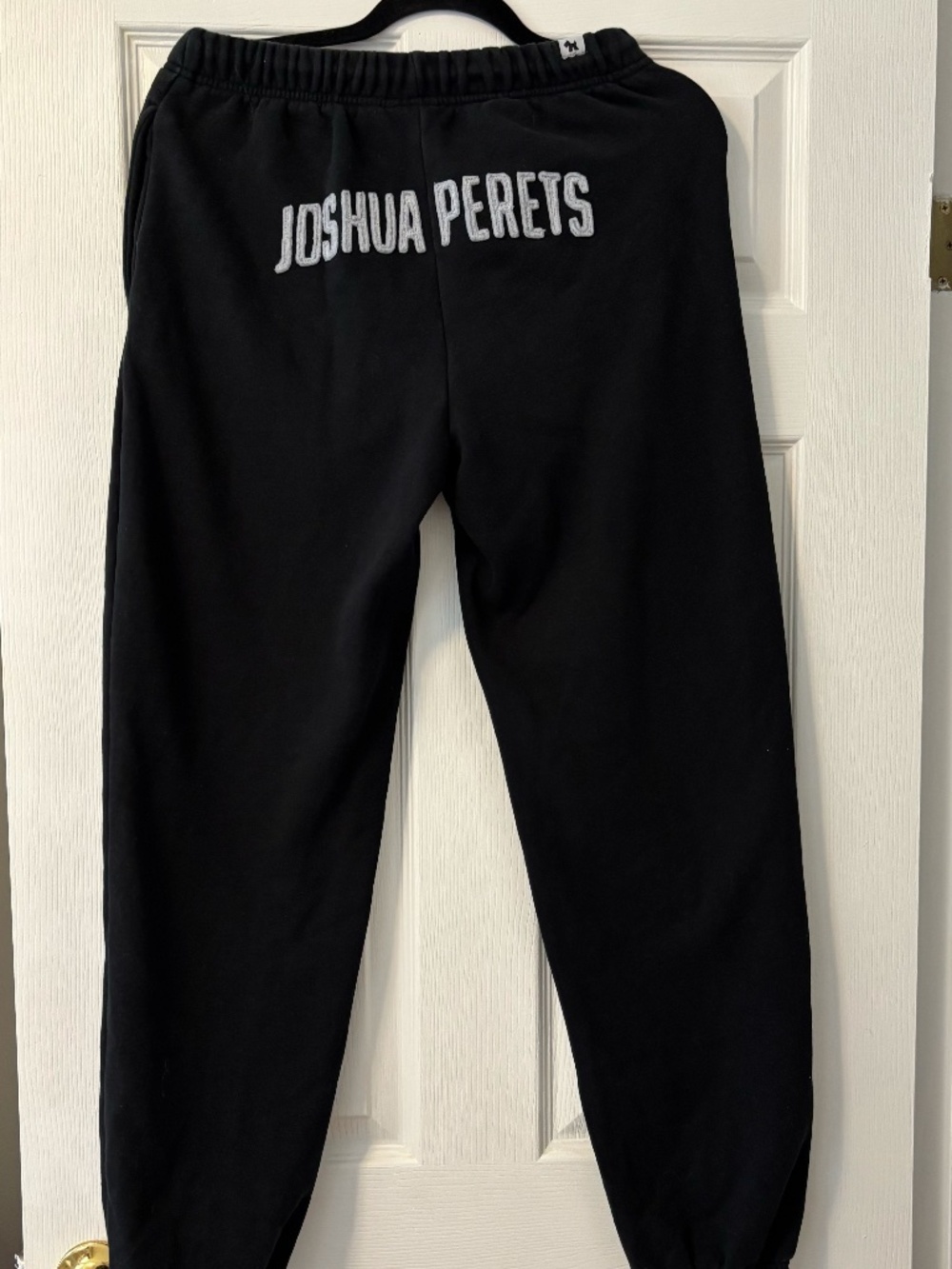 Joshua Perets Black Vintage Logo Jogger Sweatpants - XS